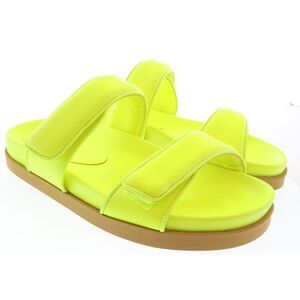 Gia Borghini Gia x Pernille Double Strap Leather Slides